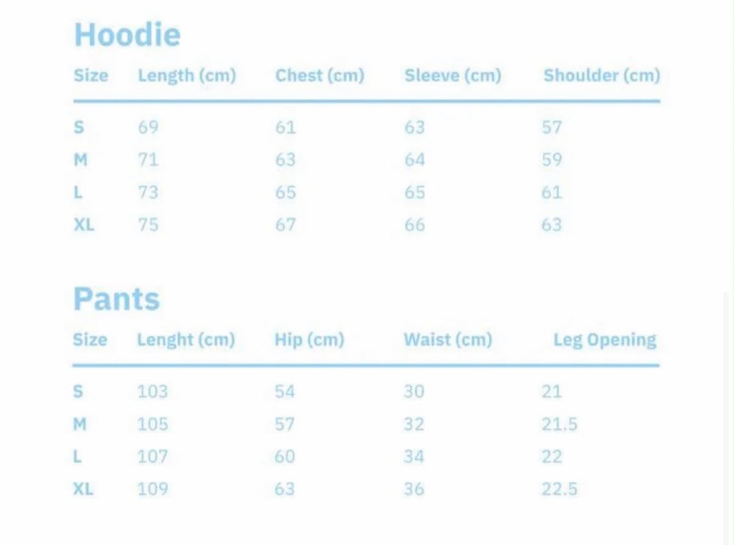 Size Guide